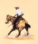 Expensive Hobby,  one of the greatest reininghorses, performing one of his eye blurring spins.